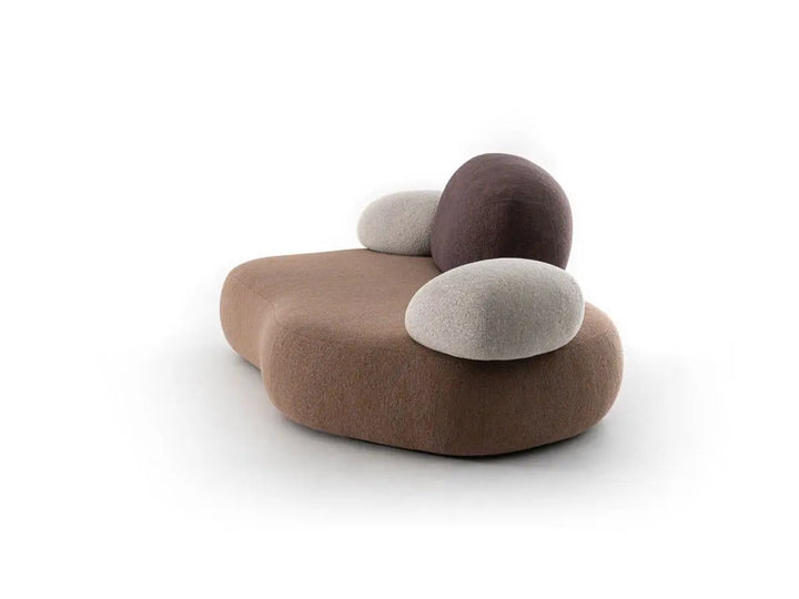 Boho Aesthetic 2024 Modern Designer Luxury Pebble Biophilic Design Sofa Set | Biophilic Design Airbnb Decor Furniture 
