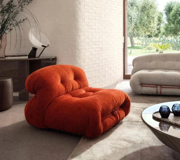 Boho Aesthetic Le Köniz | Minimalist Cassi Designer Fabric Living Room Sofa | Biophilic Design Airbnb Decor Furniture 